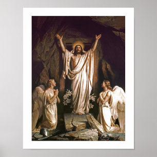 Affiches Resurrection of Christ by Carl Bloch. Fine Art 