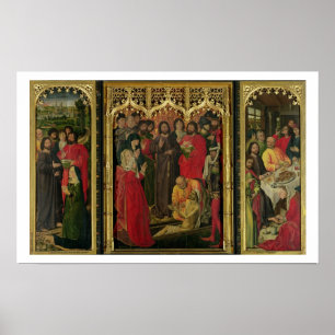 Affiches Resurrection of Lazarus Triptych; The Raising of L