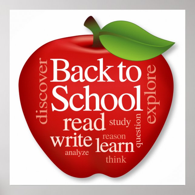 Affiches Retour à l'école (Devant)