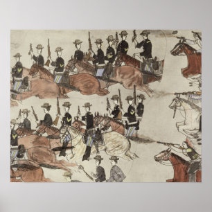 Affiches Retraite de Marcus Reno principal avant le coun