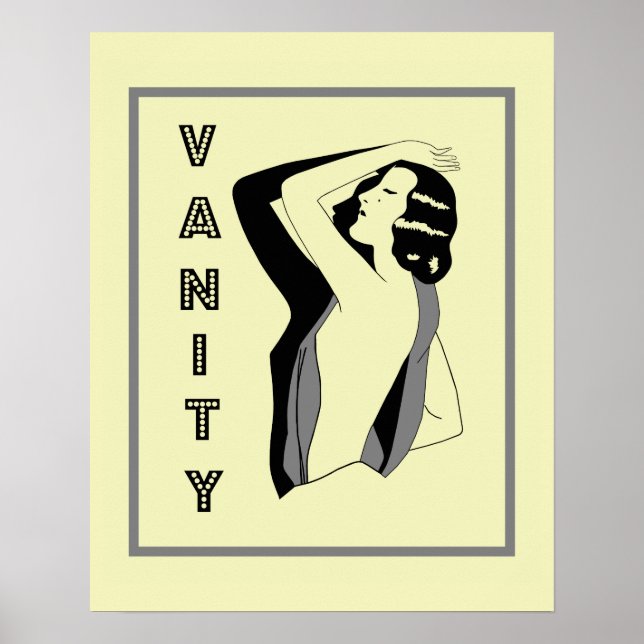 Affiches Retro 1920s Vanity (Devant)
