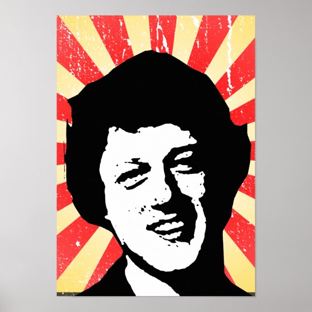 Affiches Rétro de Bill Clinton (Devant)
