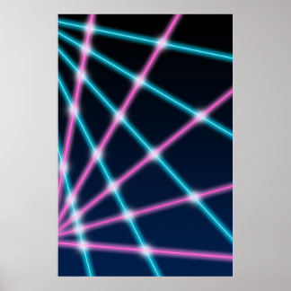Affiches Retro Laser Beam Portrait de l'école Fond photo