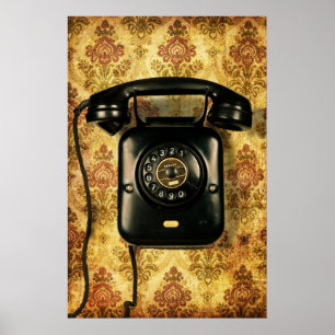 Affiches Rétro téléphone