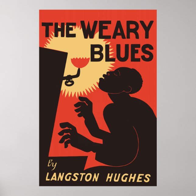 Affiches Retro The Weary Blues (musique) (Devant)