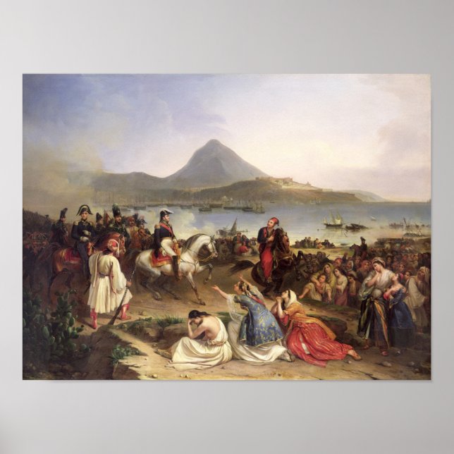 Affiches Réunion Entre Le Général Nicolas Joseph Maison (Devant)