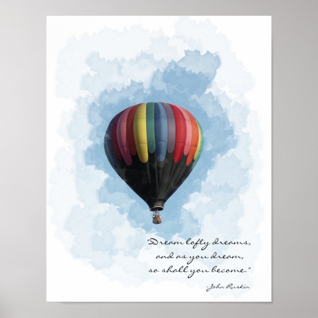 Affiches Rêve de Montgolfière (Devant)