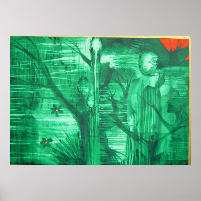 Affiches rêve en vert (Devant)