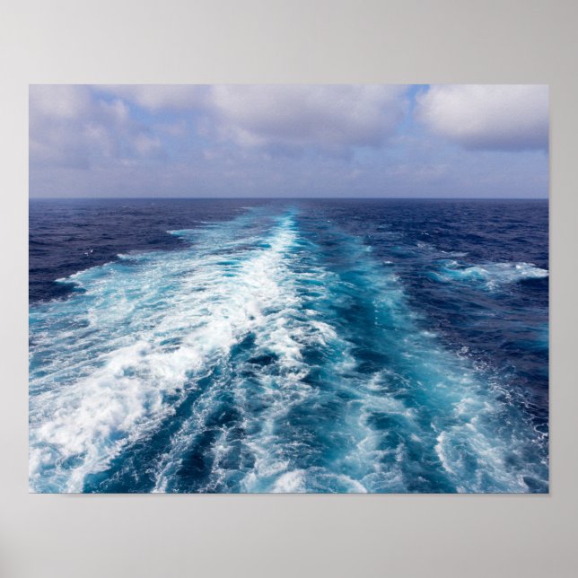 Affiches Réveil bateau de croisière (Devant)