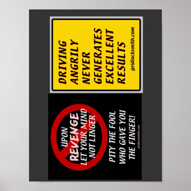 AFFICHES REVENGE+CONDUITE ANGRILY-TWOFER (Devant)