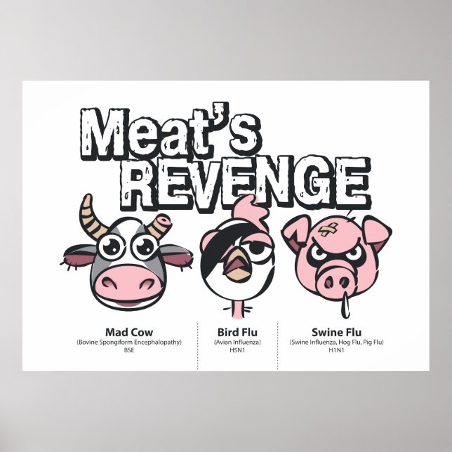 Affiches Revenge de viande (Devant)