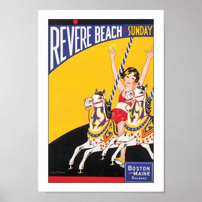 Affiches Revere Beach dimanche (Devant)