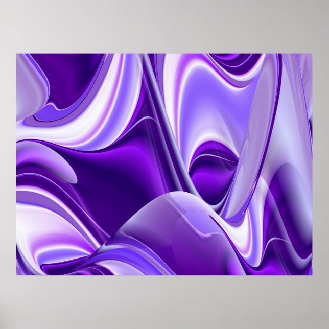 Affiches Rêves de neige violette, Art de fantaisie de arc-e (Devant)