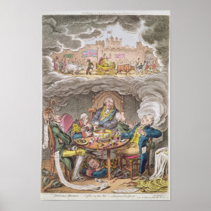 Affiches Rêves délicieux ! Châteaux dans le ciel !