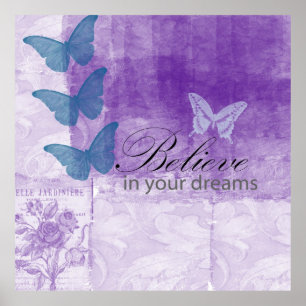 Affiches Rêves lilas inspirés