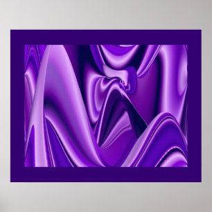 Affiches Rêves violets, Art de fantaisie abstrait arc-en-ci