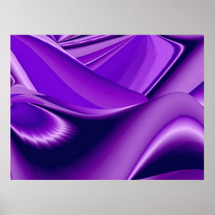 Affiches Rêves violets, Art de fantaisie abstrait arc-en-ci