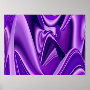 Affiches Rêves violets, Art de fantaisie abstrait de arc-en