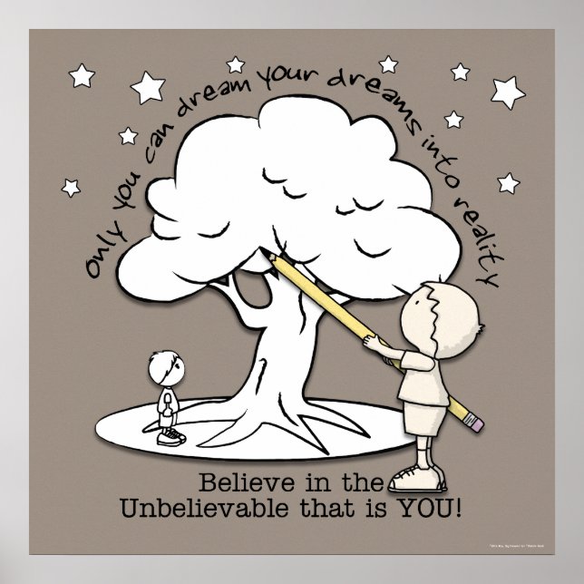 Affiches Rêvez Dans La Réalité - Petit Garçon, Logo Big Dre (Devant)