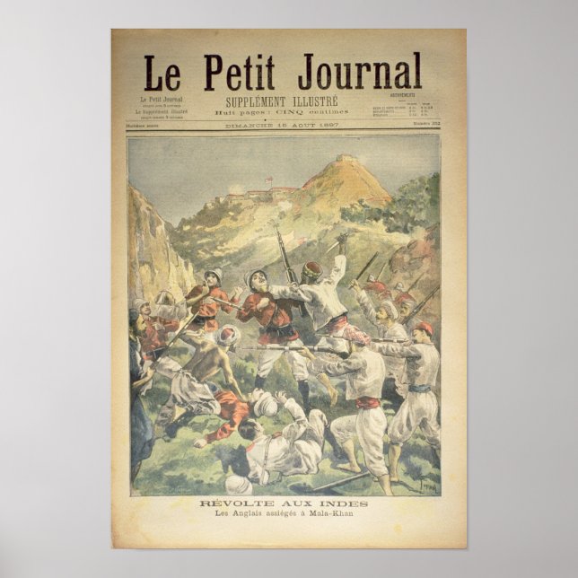 Affiches Révolte en Inde (Devant)