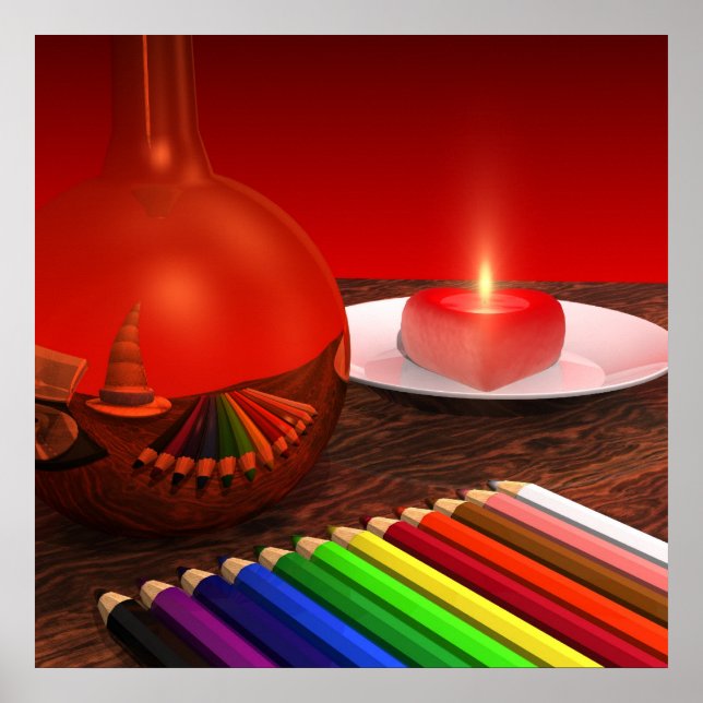 Affiches Rhapsodie en rouge (Devant)