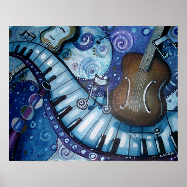 Affiches Rhapsody en bleu (Devant)