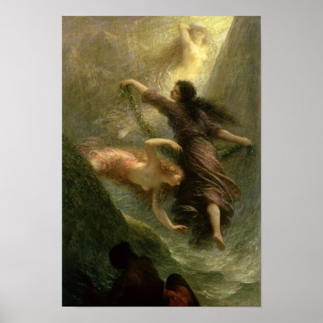 Affiches Rheingold, première scène, 1888 (Devant)