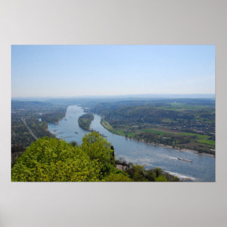 Affiches Rhine valley near Bonn