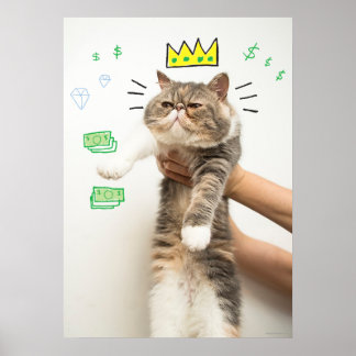 Affiches Rich King Cat