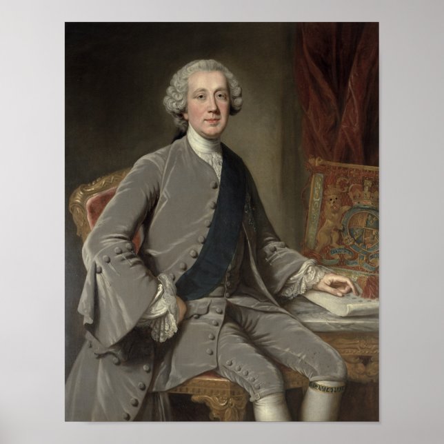 Affiches Richard Grenville, Earl Temple, vers 1760 (Devant)
