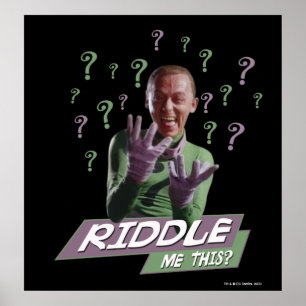 Affiches Riddler - Riddle Me This