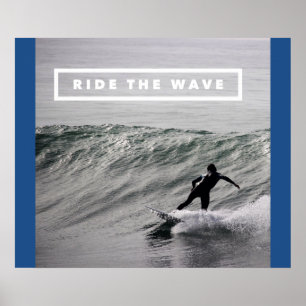 Affiches Ride The Wave - Vidéo de surf motivationnel