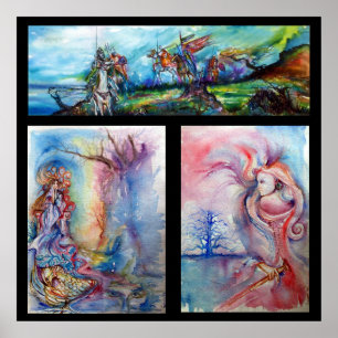 AFFICHES RIDERS DANS LA TEMPÊTE ET LA LÉGENDE D'AVALON