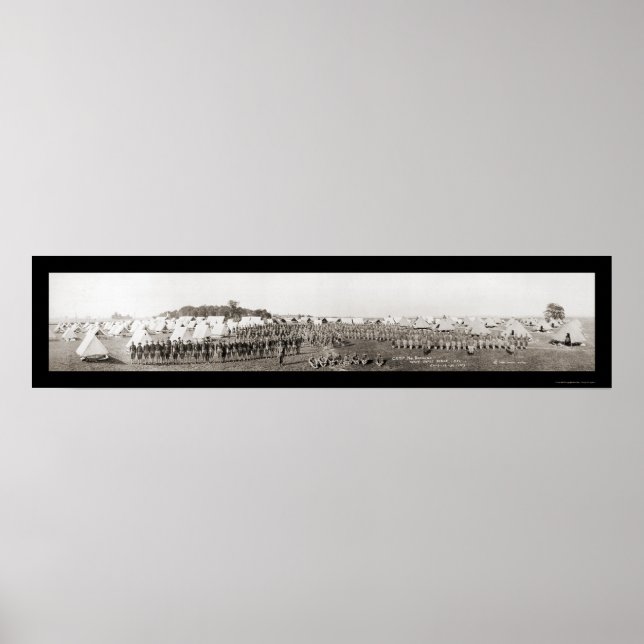 Affiches Rifle Range Army WWI Photo 1913 (Devant)