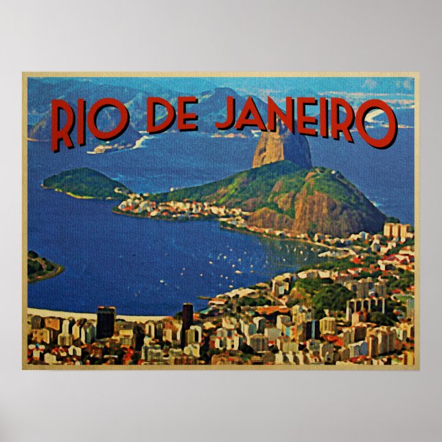 Affiches Rio de Janeiro Brésil (Devant)