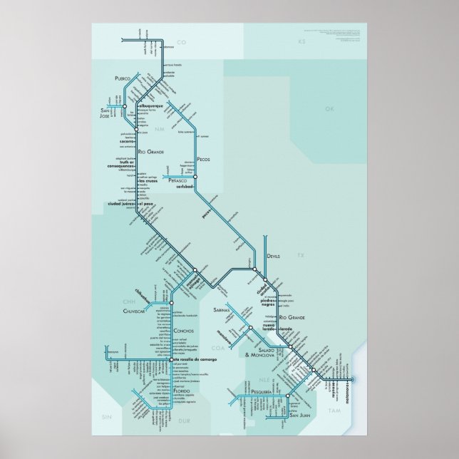 Affiches Rio Grande 20 x 30 (Devant)