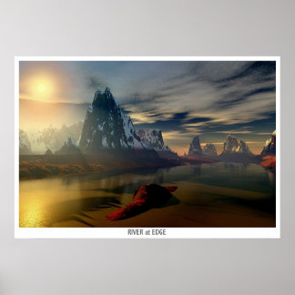 Affiches Rivière à la limite du monde