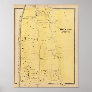 Affiches Rivière Dale et carte d'atlas de Mt Saint Vincent
