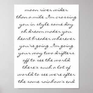 Affiches Rivière de lune