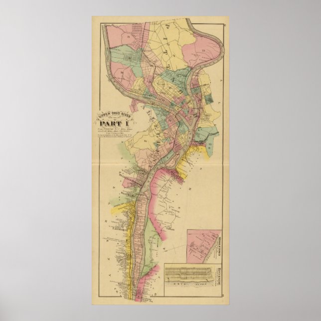 Affiches Rivière et vallée de l'Ohio supérieur 10 (Devant)