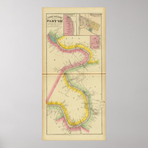 Affiches Rivière et vallée de l'Ohio supérieur 11