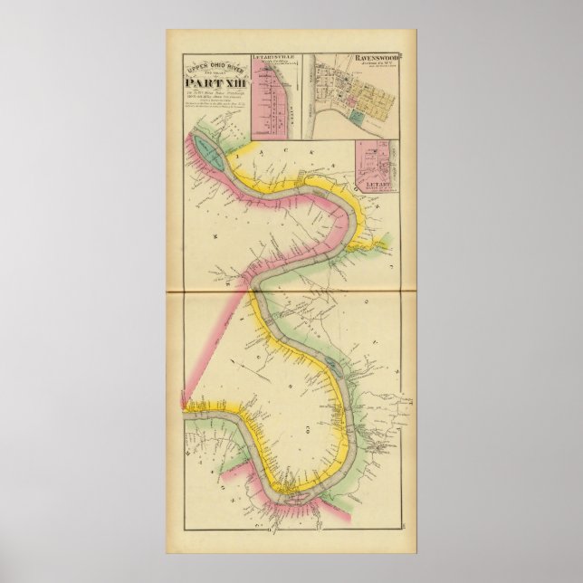 Affiches Rivière et vallée de l'Ohio supérieur 11 (Devant)