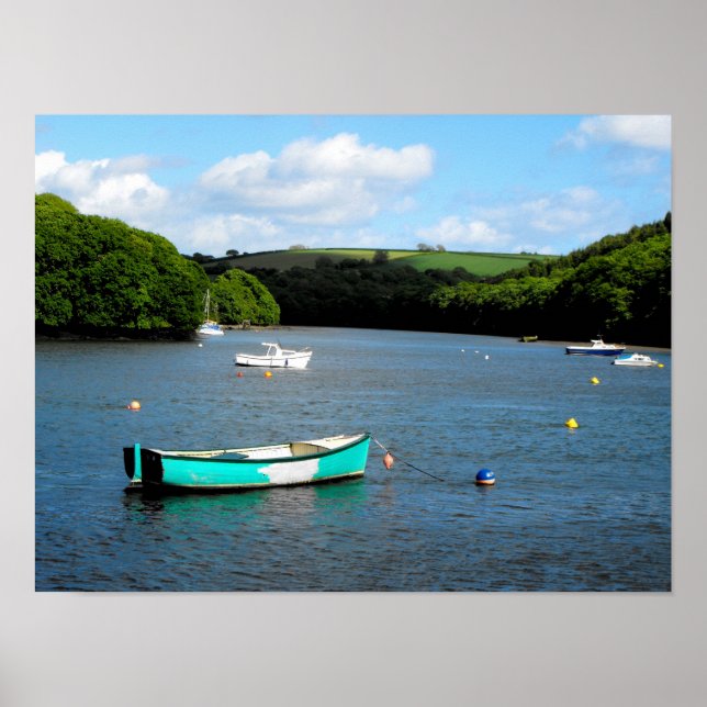 Affiches Rivière Fowey à Cornwall (Devant)