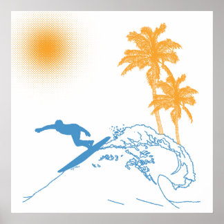 Affiches Riyah-Li Designs Surfer