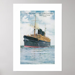 Affiches RMS Viceroy de l'Inde