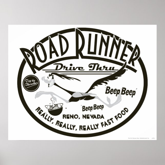 Affiches ROAD RUNNER™ Drive Thru (Devant)