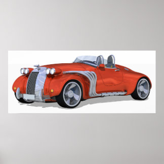 Affiches Roadster Retro
