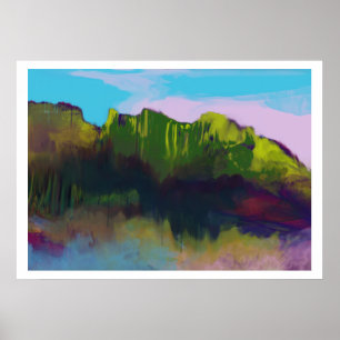 Affiches Robbin-oeuf-bleu ciel paysage art