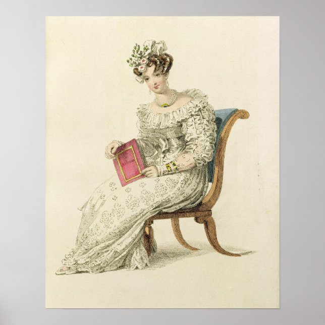 Affiches Robe mariage, plaque de mode du Repo d'Ackermann (Devant)