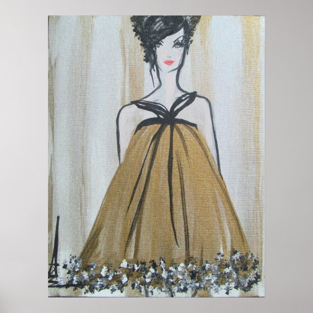 Affiches Robe poupée bébé (Devant)
